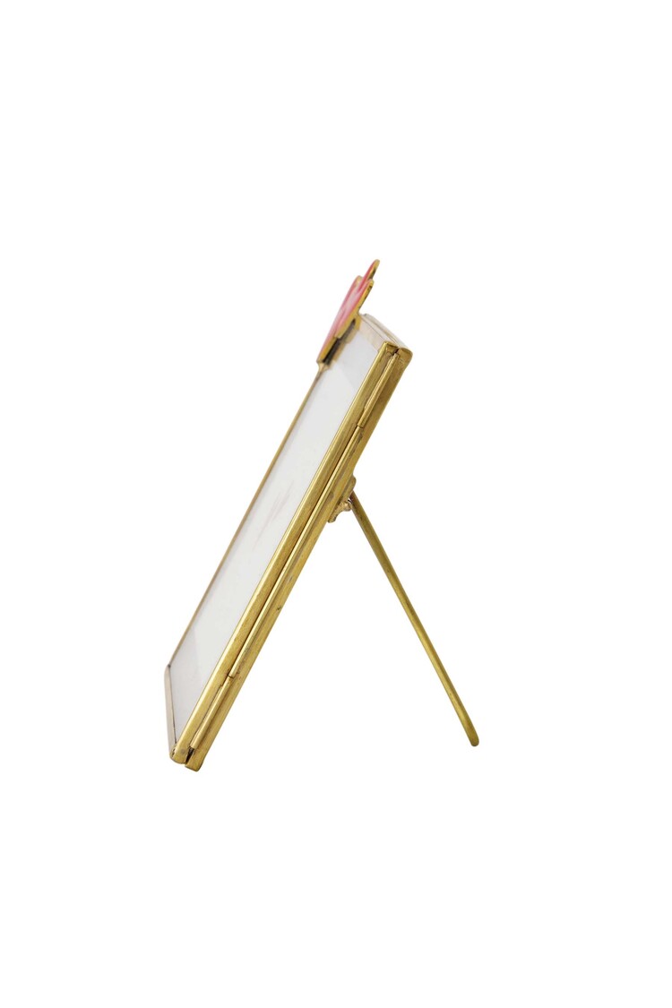 Zusss Zusss | Fotolijstje metaal hartjes rood/goud