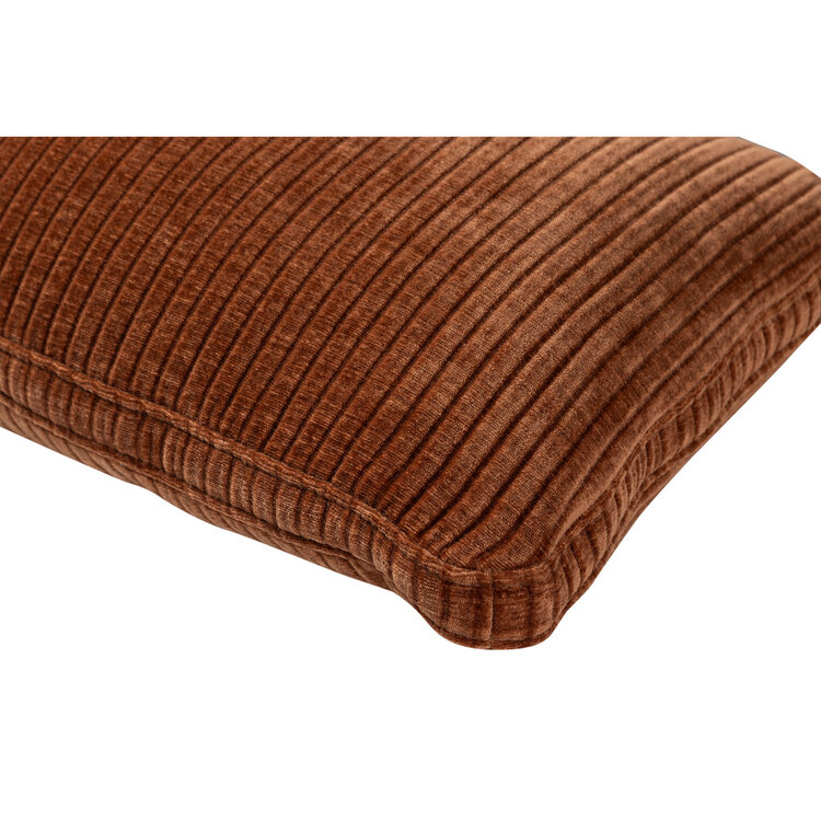 WOOOD Woood | Mojo kussen ribstof roestbruin