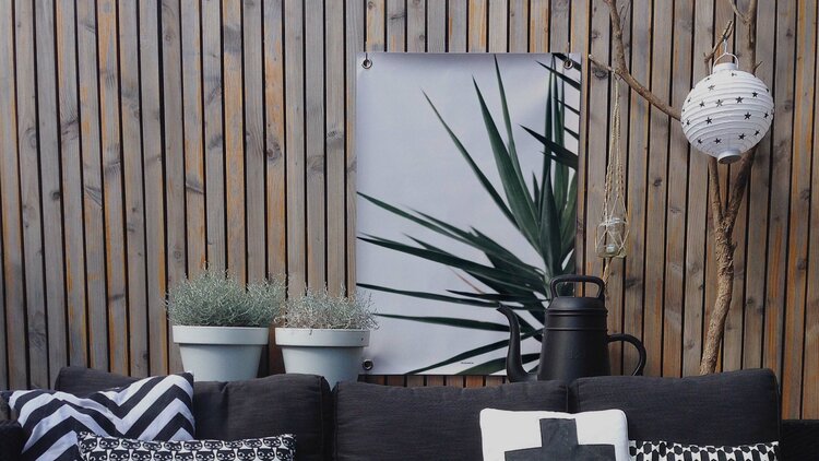 Villa Madelief VM | Tuinposter Palm