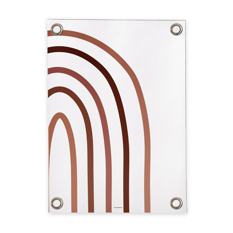 Villa Madelief VM | Tuinposter Regenboog fragment