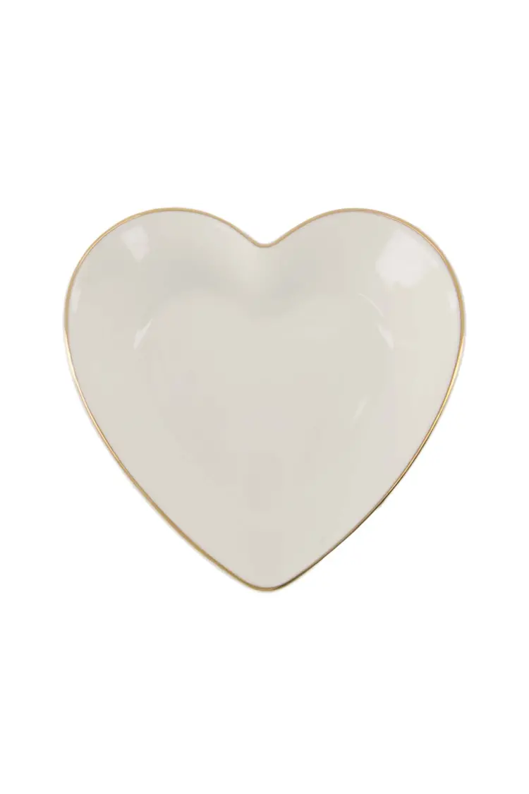 Zusss Zusss | Schaal hartvorm wit