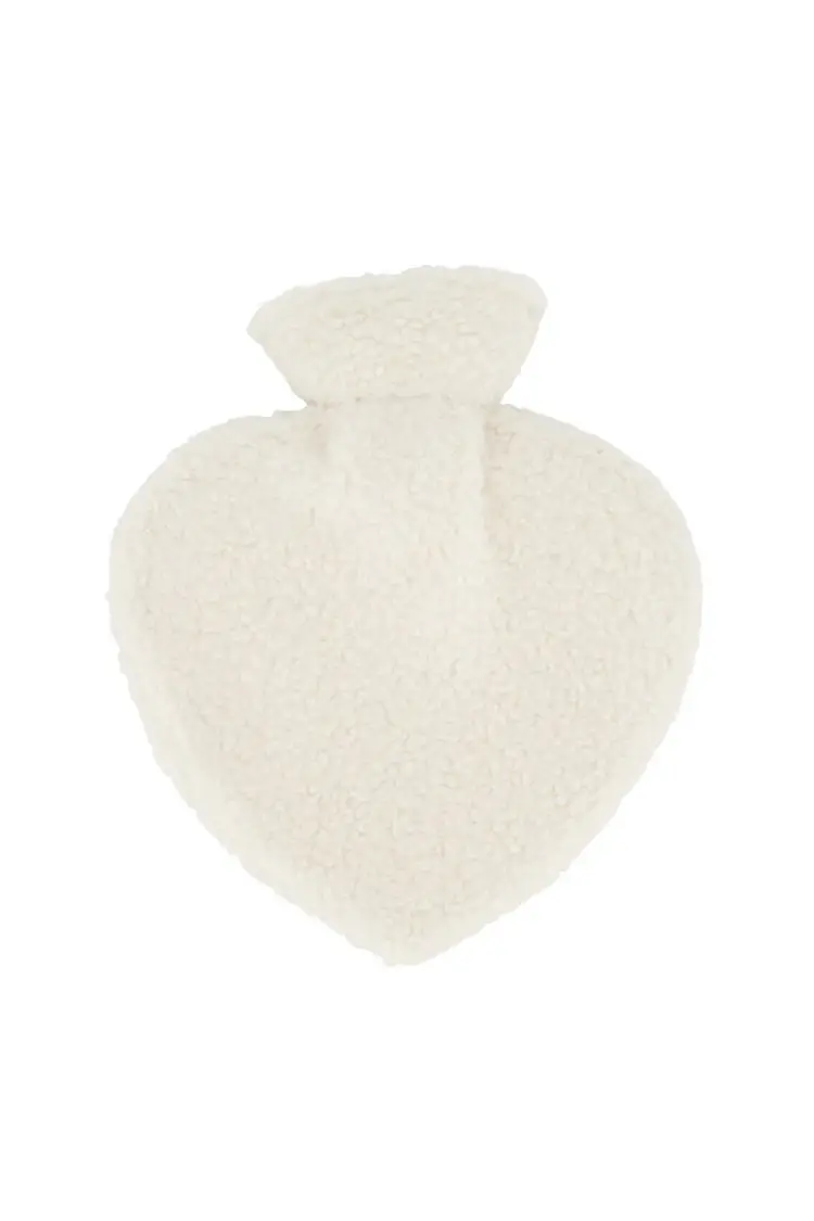 Zusss Zusss | Kruik in hartvorm teddy wit