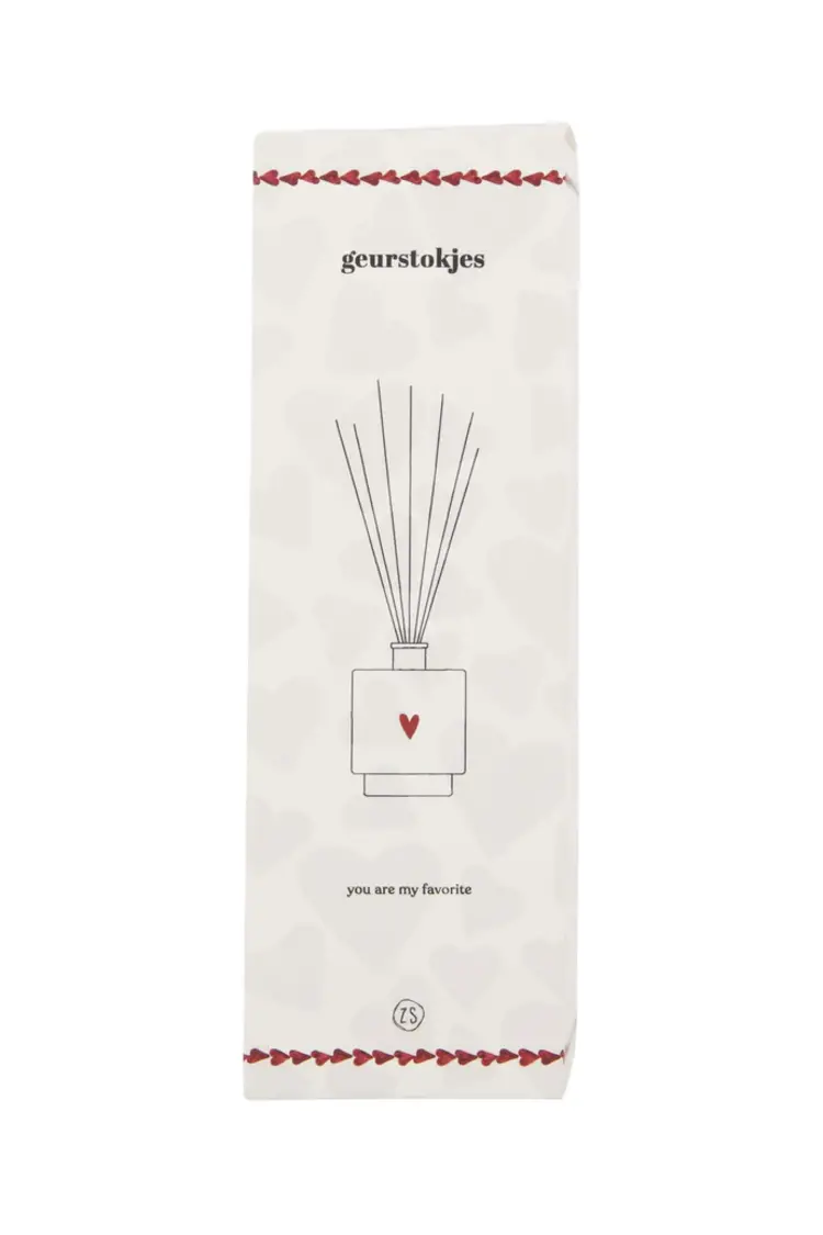 Zusss Zusss | Geurstokjes favorite wit rood