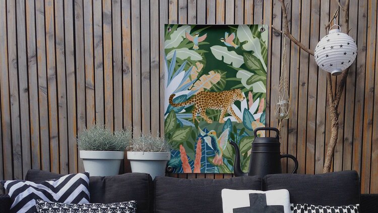 Villa Madelief VM | Tuinposter Panter