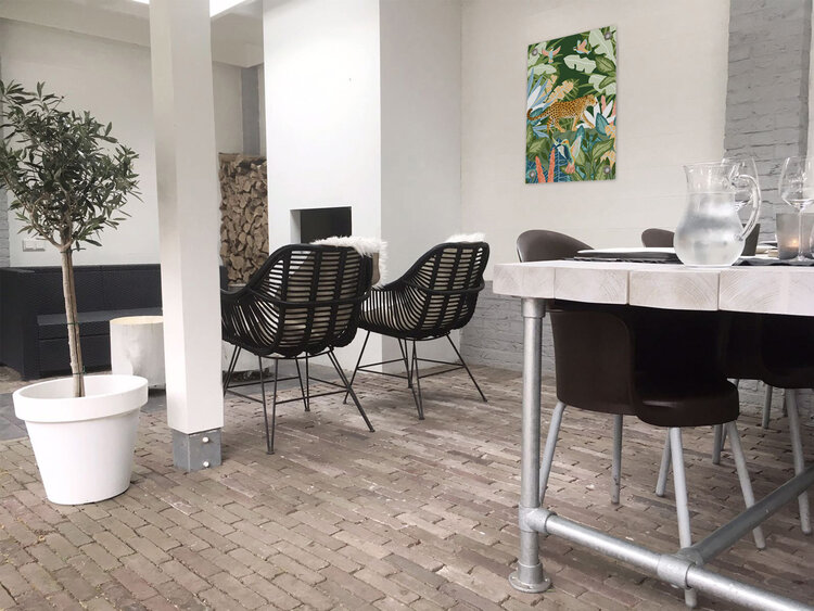 Villa Madelief VM | Tuinposter Panter