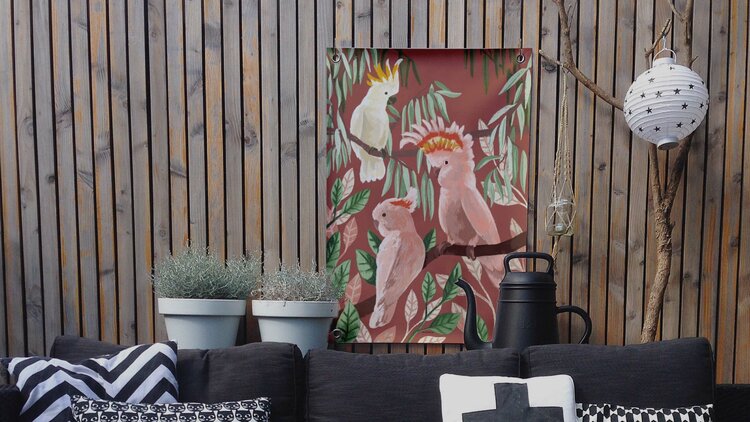 Villa Madelief VM | Tuinposter Kaketoe