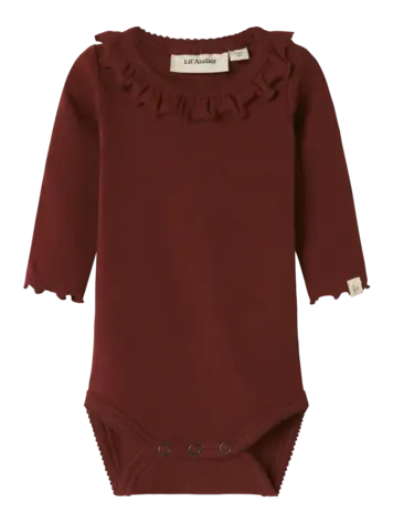 Lil Atelier Lil Atelier | Romper Gayo hot chocolate