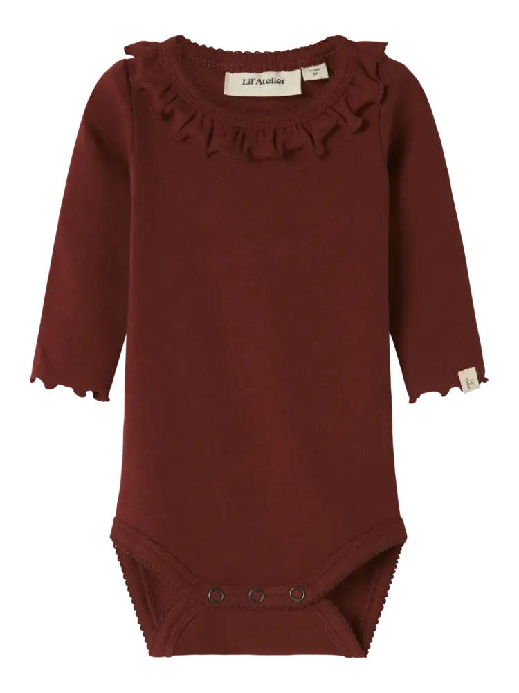 Lil Atelier Lil Atelier | Romper Gayo hot chocolate