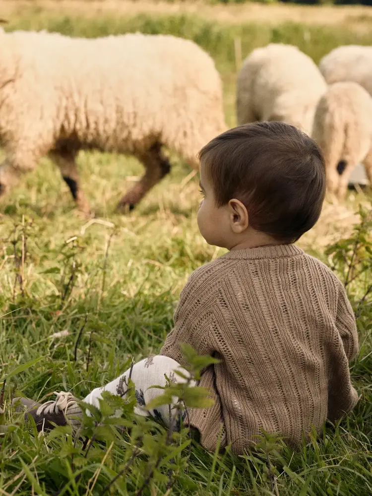 Lil Atelier Lil Atelier | Legging wol Nalu vliegtuigjes