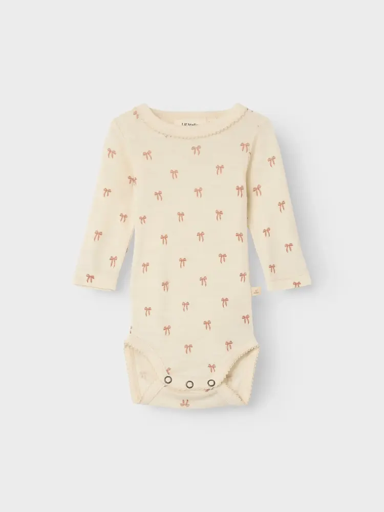 Lil Atelier Lil Atelier | Romper Nalu wol strikjes