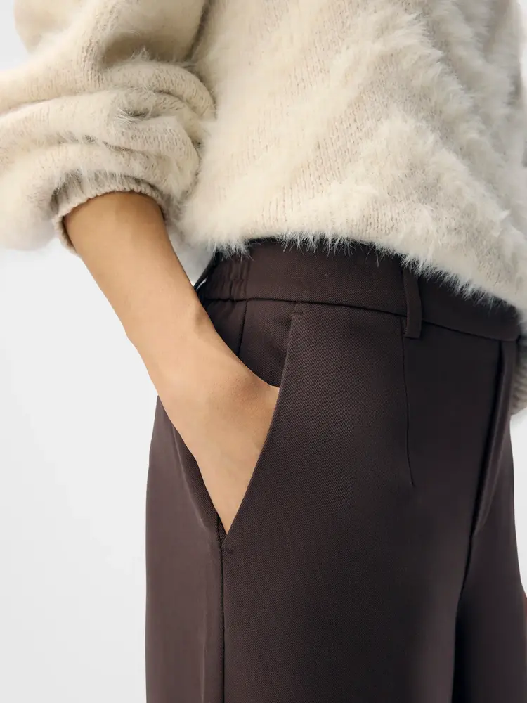 Object Object | Pantalon Lisa wide seal brown