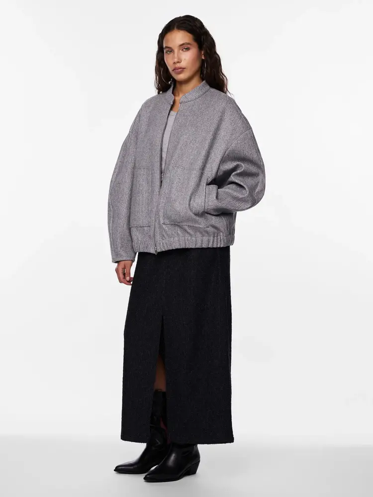 Pieces Pieces | Bomber Debbie grijs Noos
