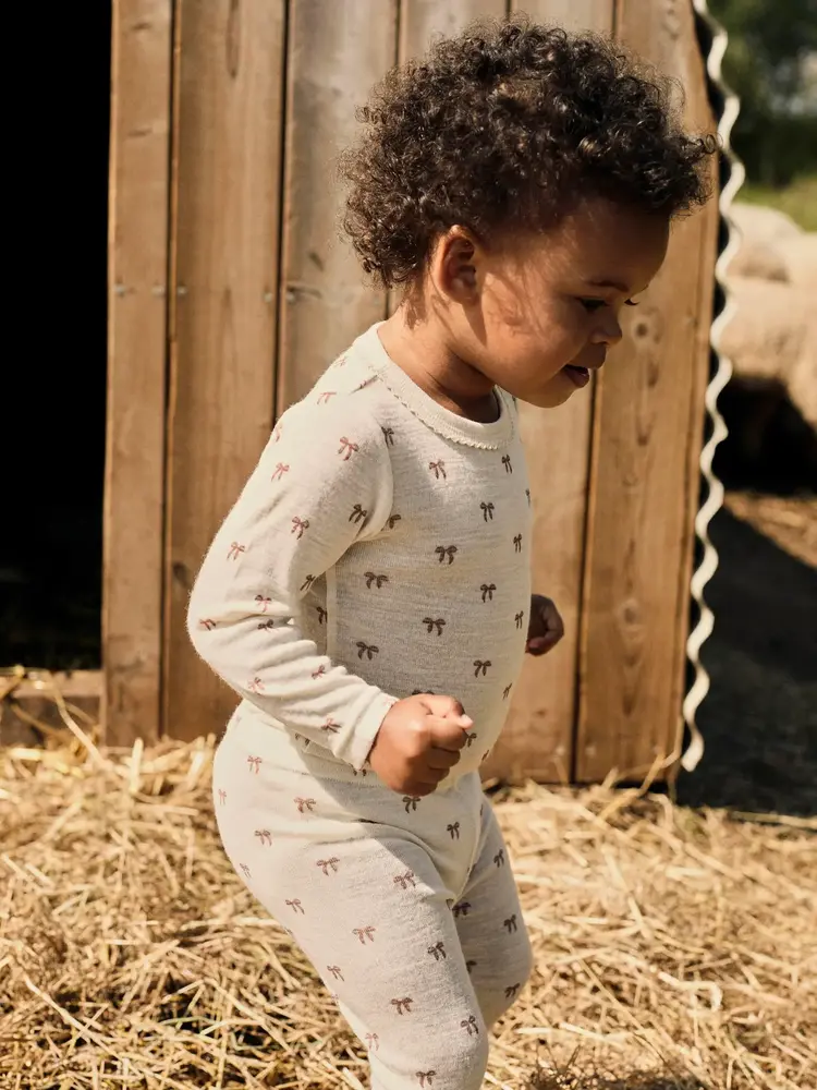Lil Atelier Lil Atelier | Wollen legging Nalu strikjes
