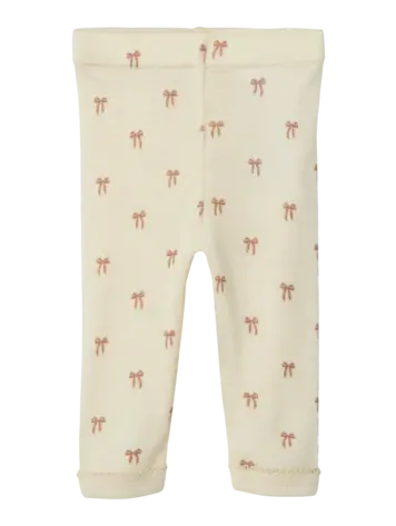 Lil Atelier Lil Atelier | Wollen legging Nalu strikjes Noos