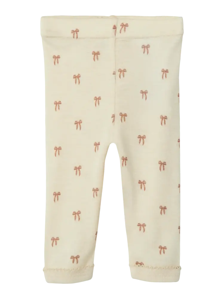 Lil Atelier Lil Atelier | Wollen legging Nalu strikjes