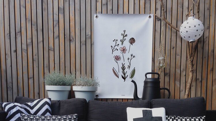 Villa Madelief VM | Tuinposter Picked flowers