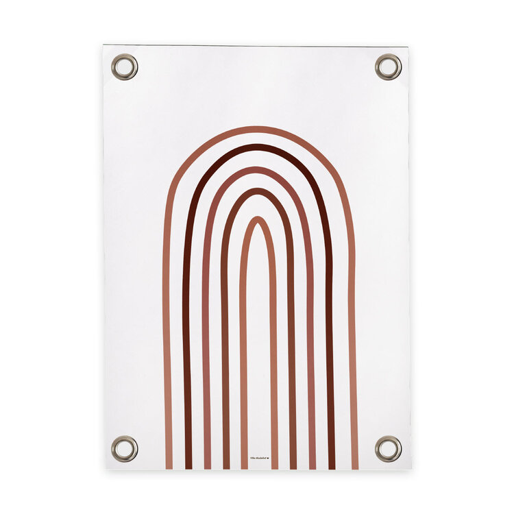 Villa Madelief VM | Tuinposter Regenboog