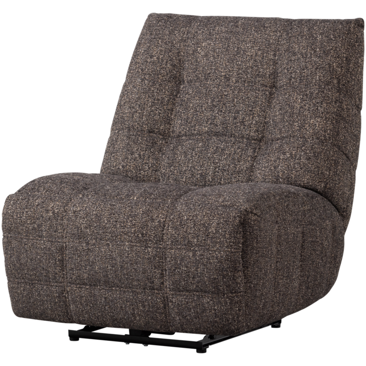 WOOOD Woood | Relaxfauteuil Hein antraciet/bruin