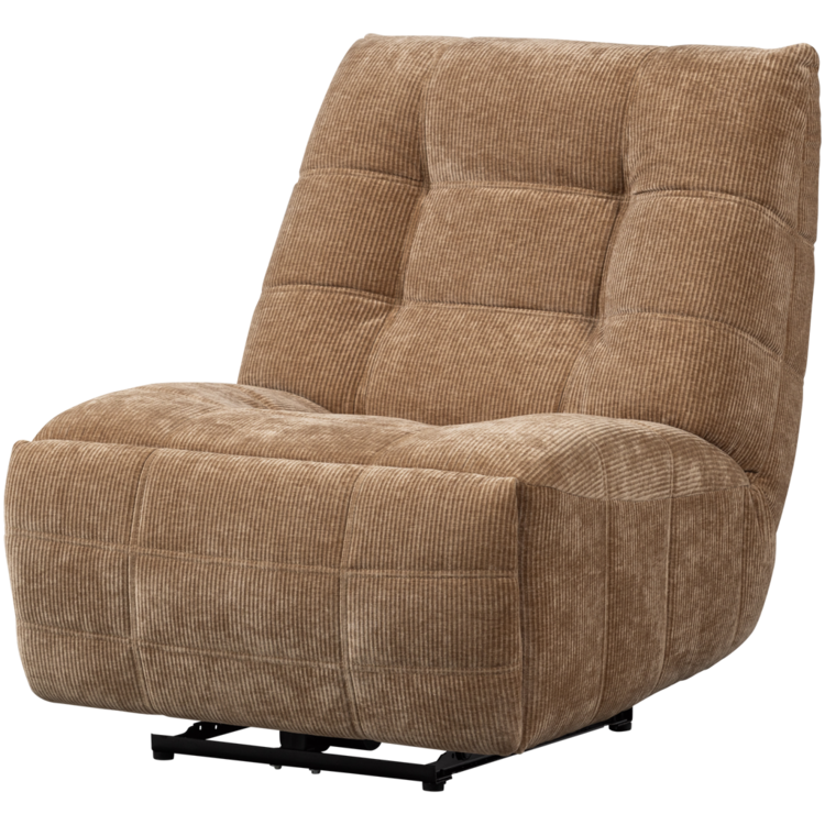 WOOOD Woood | Relaxfauteuil Hein rib lichtbruin