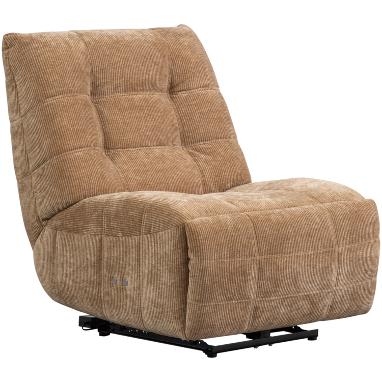 WOOOD Woood | Relaxfauteuil Hein rib lichtbruin