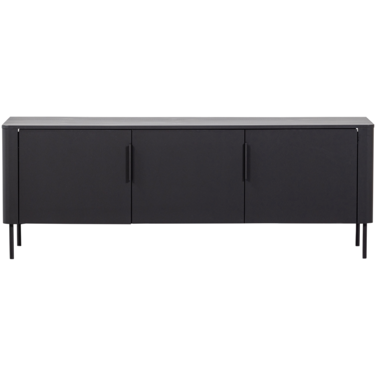 WOOOD Woood | Tv meubel Gunnar matzwart 154cm