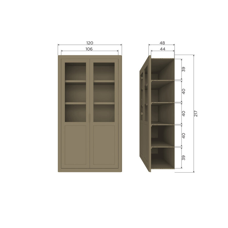 WOOOD Woood | Buffetkast Gunnar matzwart
