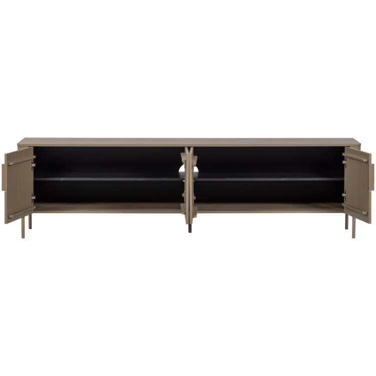 WOOOD Woood | Tv meubel Gunnar mud 200cm