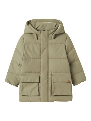 Lil Atelier Lil Atelier | Winterjas Lamedow puffer groen