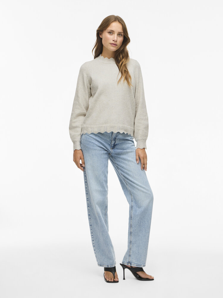 Vila Vila | Trui Nikolina light naturel melange NOOS