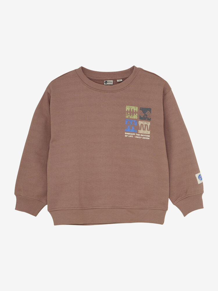 Daily7 Daily7 | Sweater Artwork burlwood