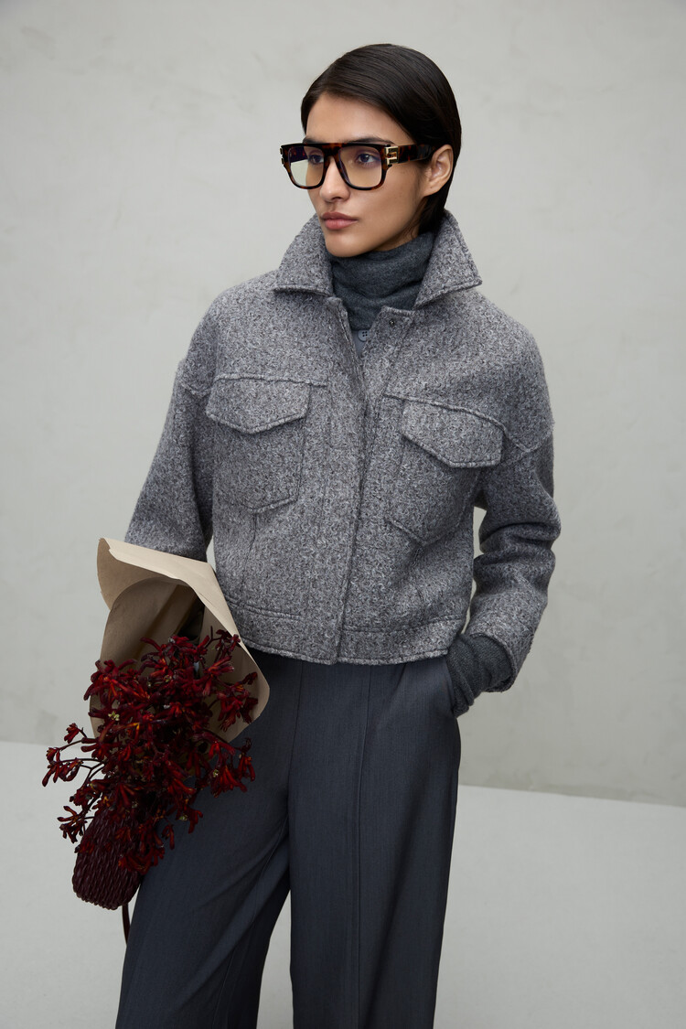 Vila Vila | Jas franca medium grey