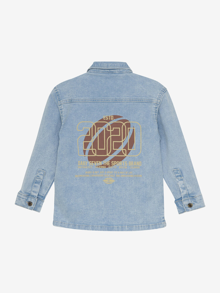 Daily7 Daily7 | Blouse denim backprint