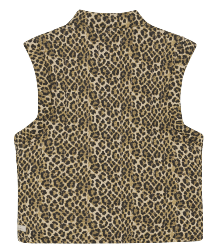 Daily7 Daily7 | Gilet Leopard latte sand