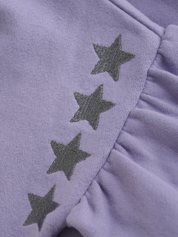 Daily7 Daily7 | Sweater Embroidery paars