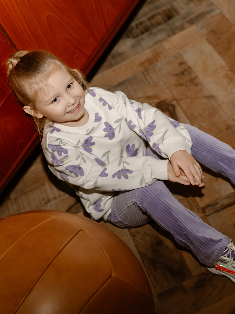 Daily7 Daily7 | Flared legging lila