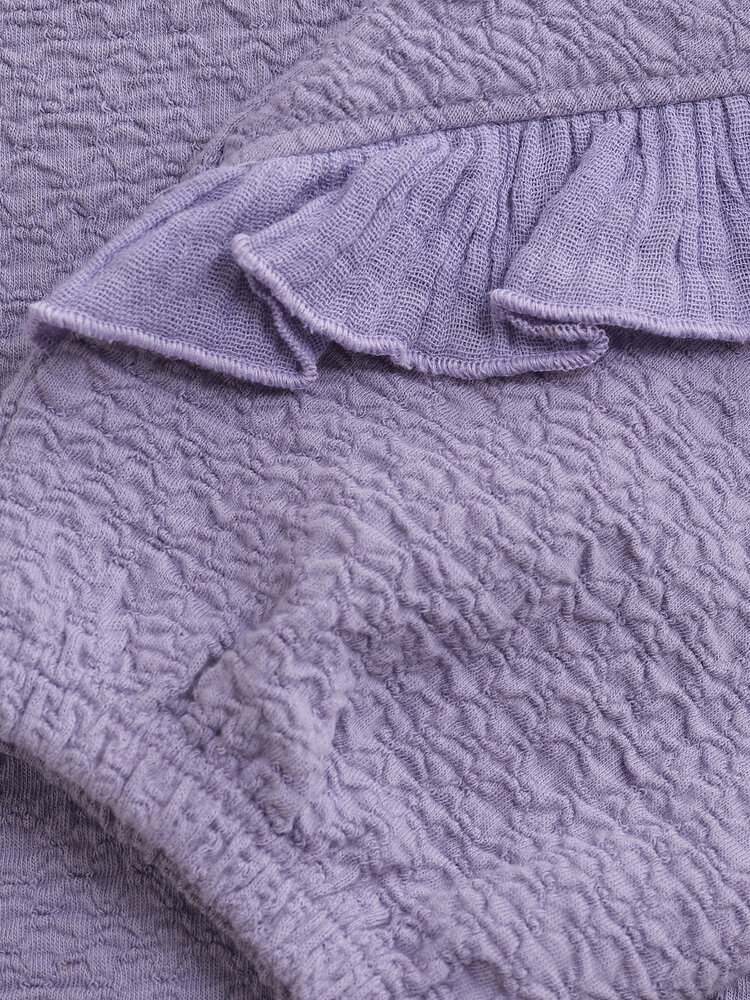 Daily7 Daily7 | Longsleeve Ruffle lila