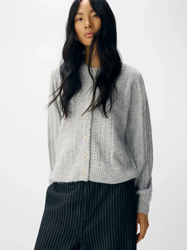 Object Object | Vest Flora light grey NOOS