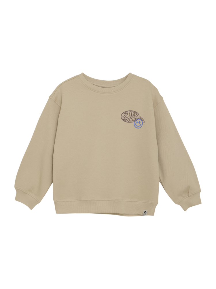 Daily7 Daily7 | Sweater Music oversized latte sand