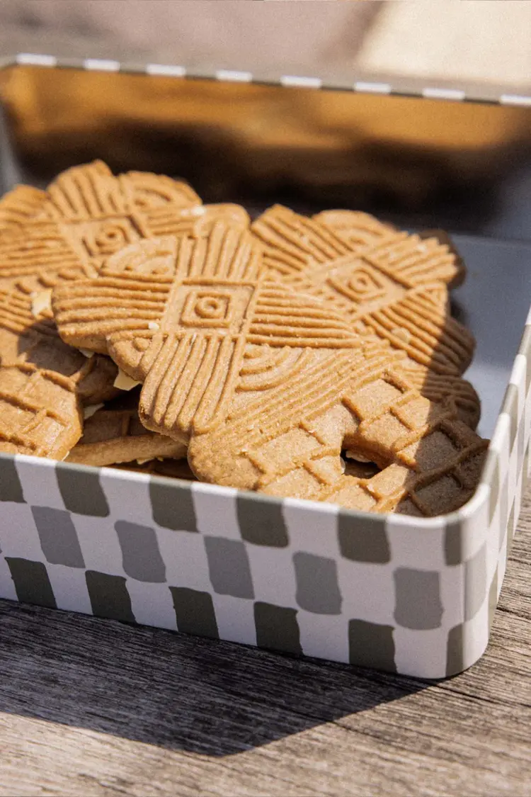 Zusss Zusss | Koekblik hartje rood/grijs/groen