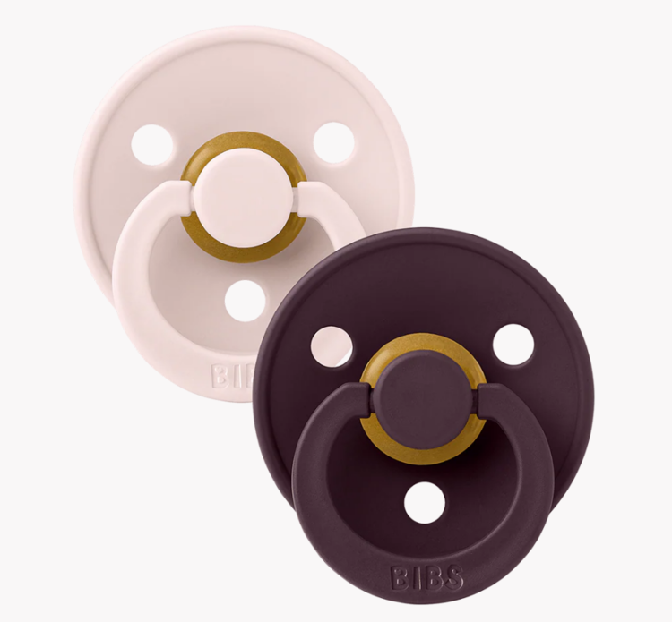 Bibs Bibs | Speen round set2 petal plum