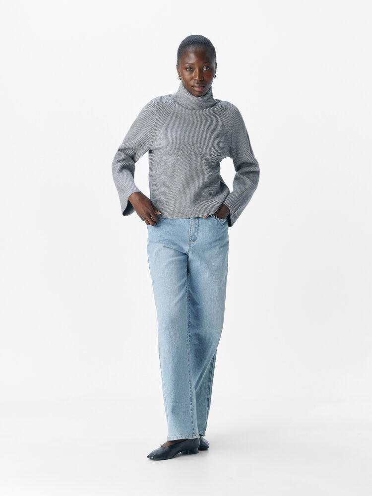 Object Object | Sweater Viola grey melange NOOS