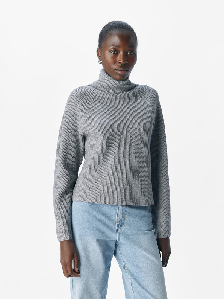 Object Object | Sweater Viola grey melange NOOS