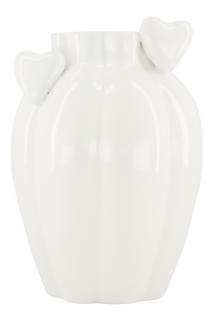 Zusss Zusss | Vaas hartjes wit