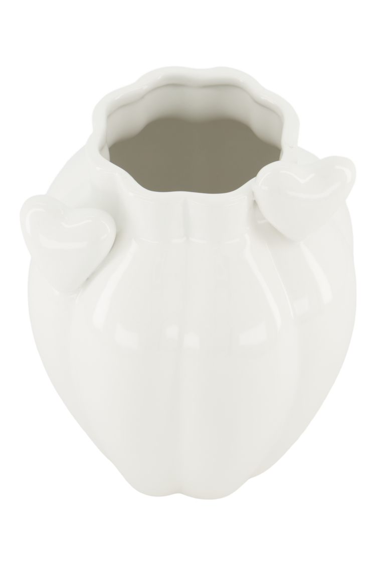 Zusss Zusss | Vaas hartjes wit