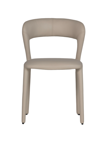 WOOOD Woood | Eetkamerstoel Noble leerlook beige