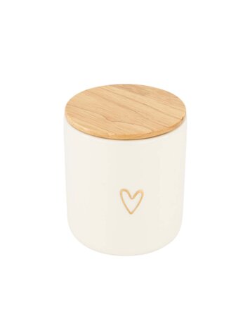 Zusss Zusss | Voorraadpot hartje met deksel M