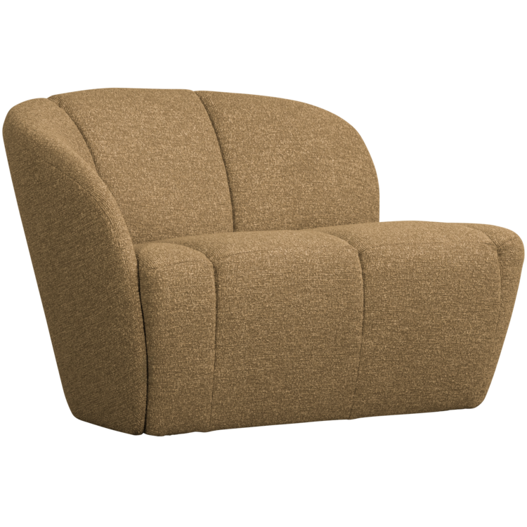 WOOOD Woood | 2-zits bankje Mojo boucle geel/bruin