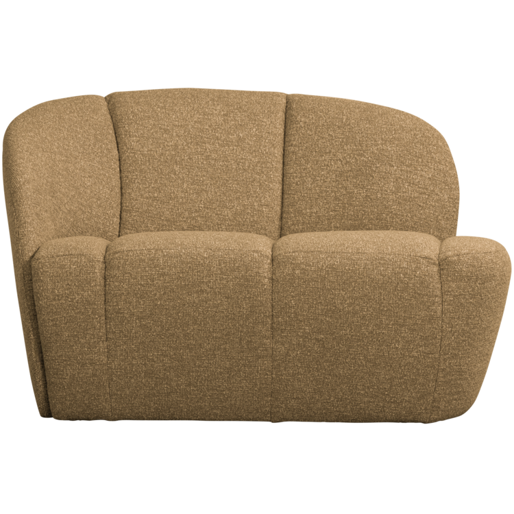 WOOOD Woood | 2-zits bankje Mojo boucle geel/bruin