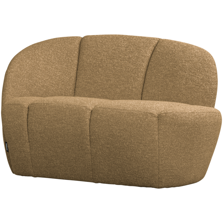 WOOOD Woood | 2-zits bankje Mojo boucle geel/bruin