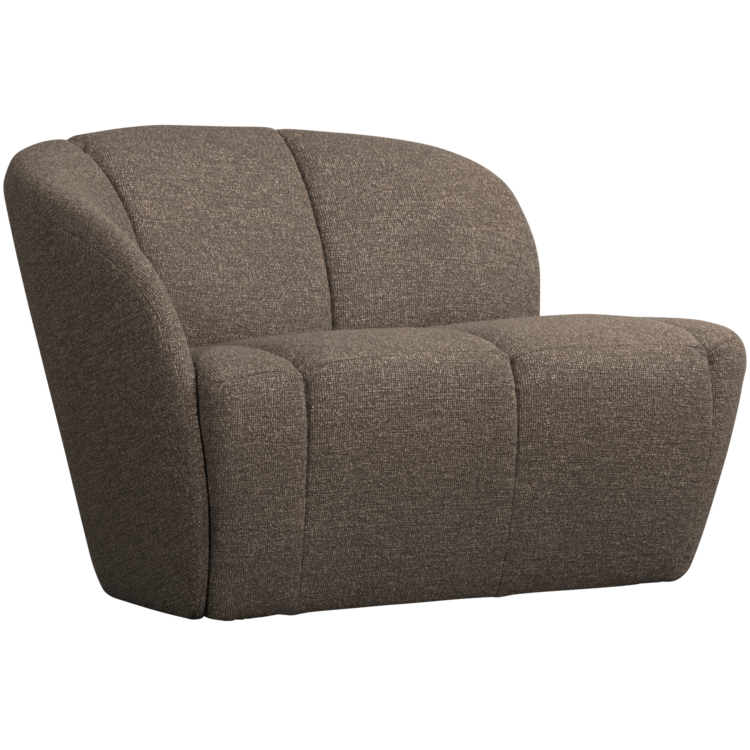 WOOOD Woood | 2-zits bankje Mojo links boucle bruin